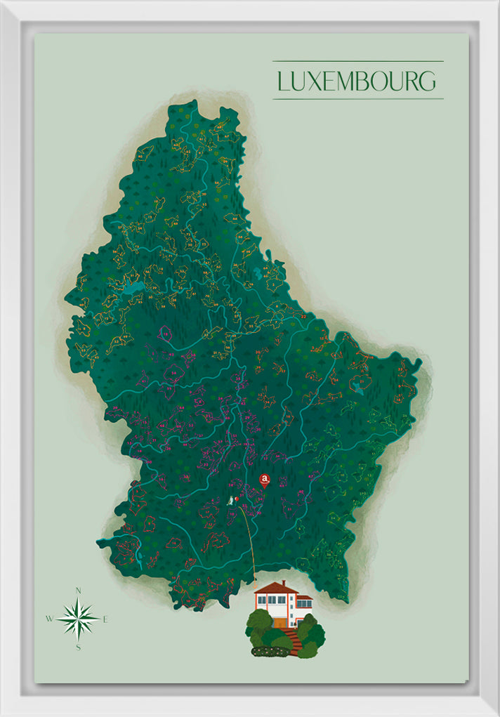 Lëtz Map Autopédestre vert